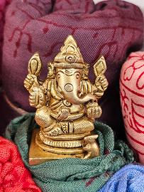 Statuetta Ganesha in ottone vintage – divinità