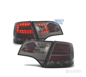 FANALI AUDI A4 B7 AVANT 05-08 LED FONDO CROMATO FU
