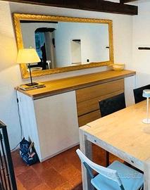 Credenza moderna con piano in Rovere