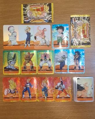 Lotto 35 Lamincards Dragon Ball Serie X Metal
