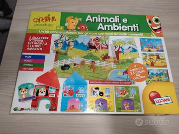 gioco lisciani animali ed ambienti