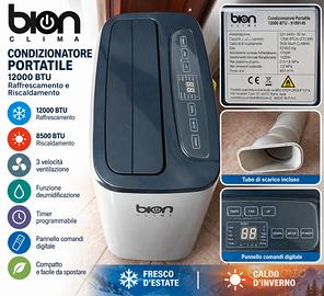 condizionatore portatile Bion 12000 btu