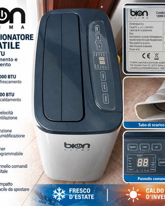 condizionatore portatile Bion 12000 btu