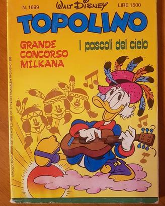 Topolino libretto Disney n.1699 del 19 Giugno 1988
