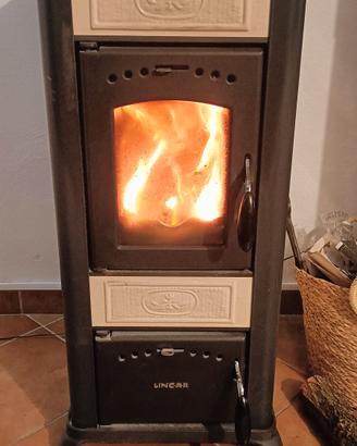 STUFA A LEGNA LINCAR modello ALICE  480  5.6kw