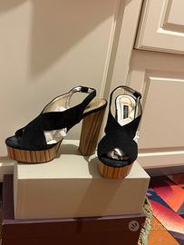 Calzature sandali neri Albano