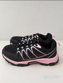 Scarpe antinfortunistiche nere e rosa donna
