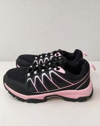 Scarpe antinfortunistiche nere e rosa donna