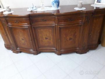 Credenza bassa mobile parete