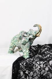 Elefante decorativo in Ceramica Vintage 80's