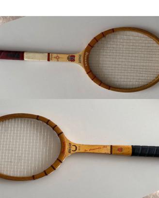 Coppia racchette da tennis vintage