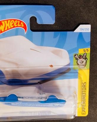 Hotwheels Porsche 911 Carrera bianca e blu 134/250
