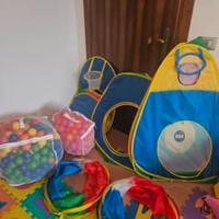 Tunnel e tende con palline