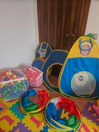 Tunnel e tende con palline