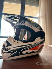 Casco da cross airoh taglia M 58+ visiera