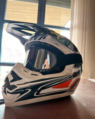 Casco da cross airoh taglia M 58+ visiera