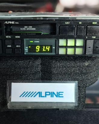 Autoradio Vintage Anni '80 Alpine 7243L