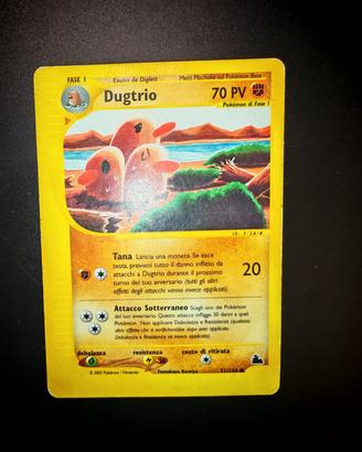 Carta Pokemon Dugtrio old skyridge
