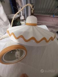 lampadario da soffitto in ceramica