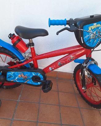 bicicletta bambino 14 pollici Spiderman