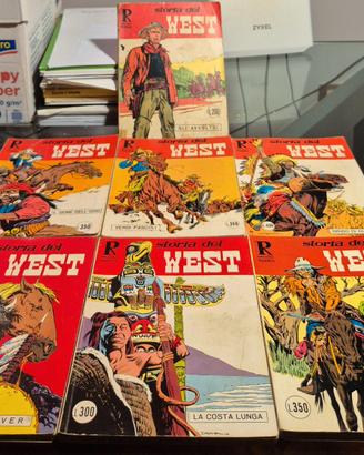 Fumetti La Storia del West collana rodeo 7 numeri