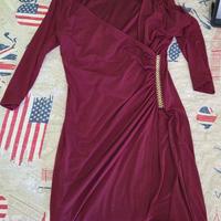Vestito Guess Bordeaux con Catena - Taglia M