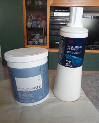 Wellaplex Blondorplex 800 mg + Crema Ossigenante 