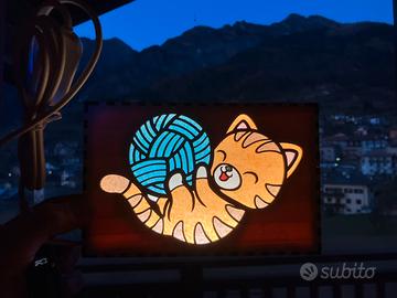 Lanterna/ Luce nanna Gatto