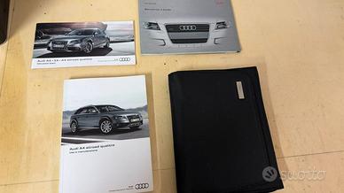 Libretto uso e manutenzione Audi A4 Allroad B8 (8K