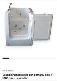 vasca idromassaggio con sportello