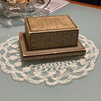 Porta sigarette vintage anni '50 in madreperla