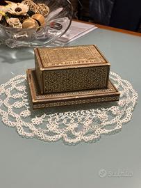 Porta sigarette vintage anni '50 in madreperla