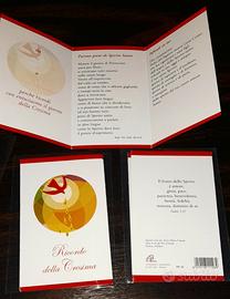 Pacco da 98 pieghevoli ricordo della Santa Cresima