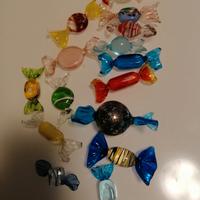 caramelle in vetro di murano 