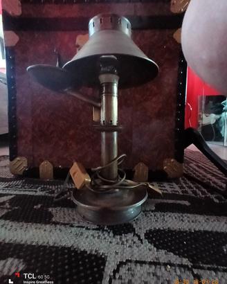 lampada vintage ottone 