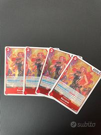 Carta One Piece Baccarat ×4