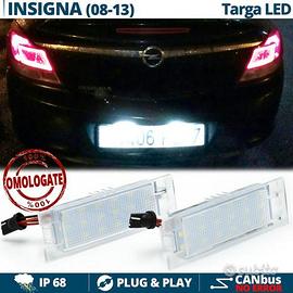 Luci Targa LED per OPEL INSIGNIA 08-13 NO Errori