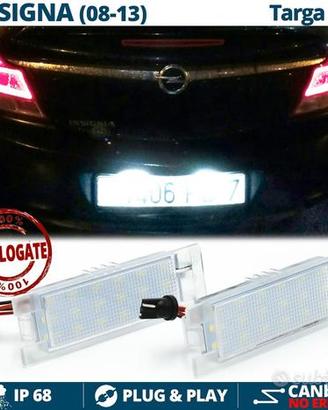 Luci Targa LED per OPEL INSIGNIA 08-13 NO Errori
