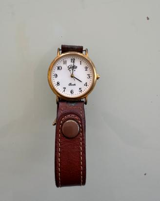 Orologio vintage Gala Quartz placcato oro