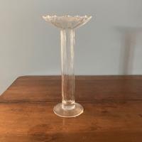 Candelabro vetro soffiato di Murano vintage