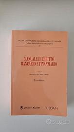 Manuale di diritto bancario e finanziario