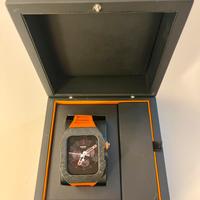 Cover in carbonio per apple watch