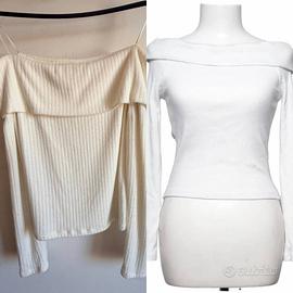 Blusa Stradivarius con spalle scoperte