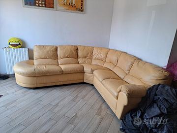divano in pelle  pelle