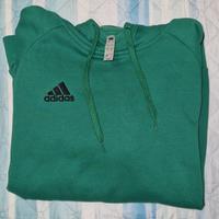 Felpa ADIDAS originale con cappuccio colore verde