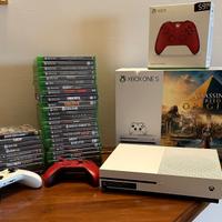 Xbox one S 500gb AC origins+2 controller+36 giochi