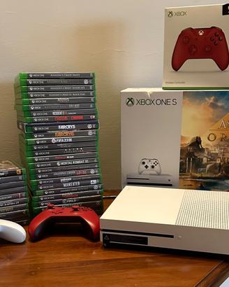 Xbox one S 500gb AC origins+2 controller+36 giochi