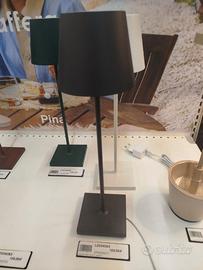 Lampada orig. poldina ricaricabile alluminio RGB