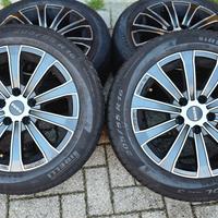 4 Cerchi in lega neri diamanti 