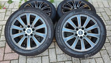 4 Cerchi in lega neri diamanti 